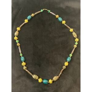 Vintage Cookie Lee Beaded 28" Necklace